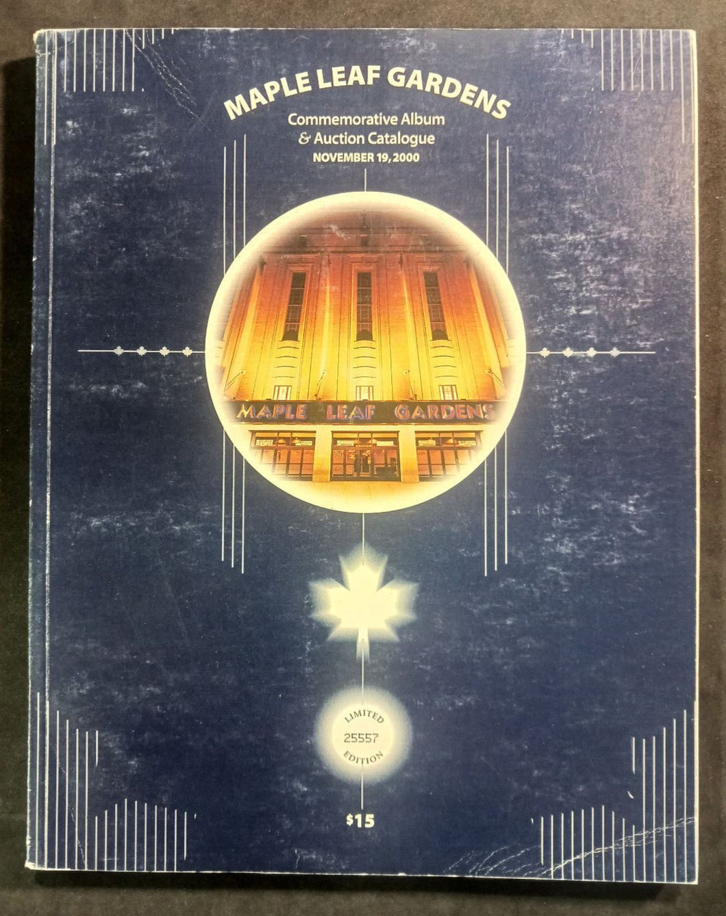2000 Maple Leaf Gardens Catalog Limited Edition #25557