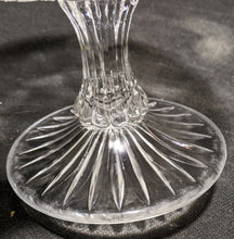 Load image into Gallery viewer, Vintage Pressed Glass Bead &amp; Star Detail Pedestal Compote Dish
