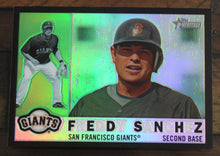 Load image into Gallery viewer, 2009 Topps Heritage Chrome Freddy Sanchez Black Refractor SSP 14/60 CHR194
