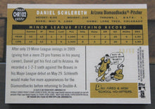 Load image into Gallery viewer, 2009 Topps Heritage Chrome Daniel Schlereth Black Refractor SSP 60/60 CHR102

