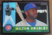 Load image into Gallery viewer, 2009 Topps Heritage Chrome Milton Bradley Black Refractor SSP 30/60 CHR110
