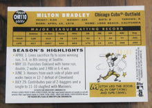 Load image into Gallery viewer, 2009 Topps Heritage Chrome Milton Bradley Black Refractor SSP 30/60 CHR110
