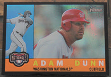 Load image into Gallery viewer, 2009 Topps Heritage Chrome Adam Dunn Black Refractor SSP 59/60 CHR142
