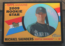 Load image into Gallery viewer, 2009 Topps Heritage Chrome Michael Saunders Black Refractor SSP 51/60 CHR125
