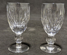 Load image into Gallery viewer, 2 WATERFORD - Acid Signed - Crystal Sherry Glasses - Maureen
