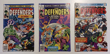 Load image into Gallery viewer, 1977-78 Marvel Comics The Defenders #57,58 and 59 Newsstand Lots
