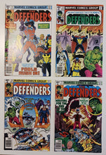 Load image into Gallery viewer, 1979 Marvel Comics The Defenders #74,75,76 and 77 Newsstand Lots
