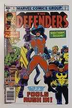 Load image into Gallery viewer, 1979 Marvel Comics The Defenders #74,75,76 and 77 Newsstand Lots
