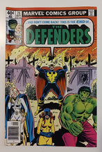 Load image into Gallery viewer, 1979 Marvel Comics The Defenders #74,75,76 and 77 Newsstand Lots
