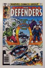 Load image into Gallery viewer, 1979 Marvel Comics The Defenders #74,75,76 and 77 Newsstand Lots
