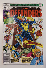 Load image into Gallery viewer, 1978 Marvel Comics The Defenders #61,62,63 and 65 Newsstand Lots
