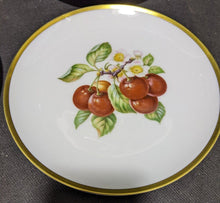 Load image into Gallery viewer, 4 Ceramic Salad Plates - Fruit Detail  by Hutschenreuther - Germany - 8&quot;
