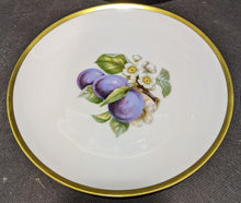 Load image into Gallery viewer, 4 Ceramic Salad Plates - Fruit Detail  by Hutschenreuther - Germany - 8&quot;

