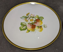 Load image into Gallery viewer, 4 Ceramic Salad Plates - Fruit Detail  by Hutschenreuther - Germany - 8&quot;
