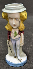 Load image into Gallery viewer, RARE - Porcelain Figurines - Open Tops - Oscar Wilde &amp; A Lady
