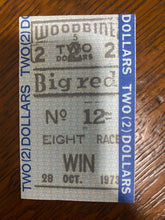 Load image into Gallery viewer, 1973 Secretariat Big Red Last Race Ticket Canadian International
