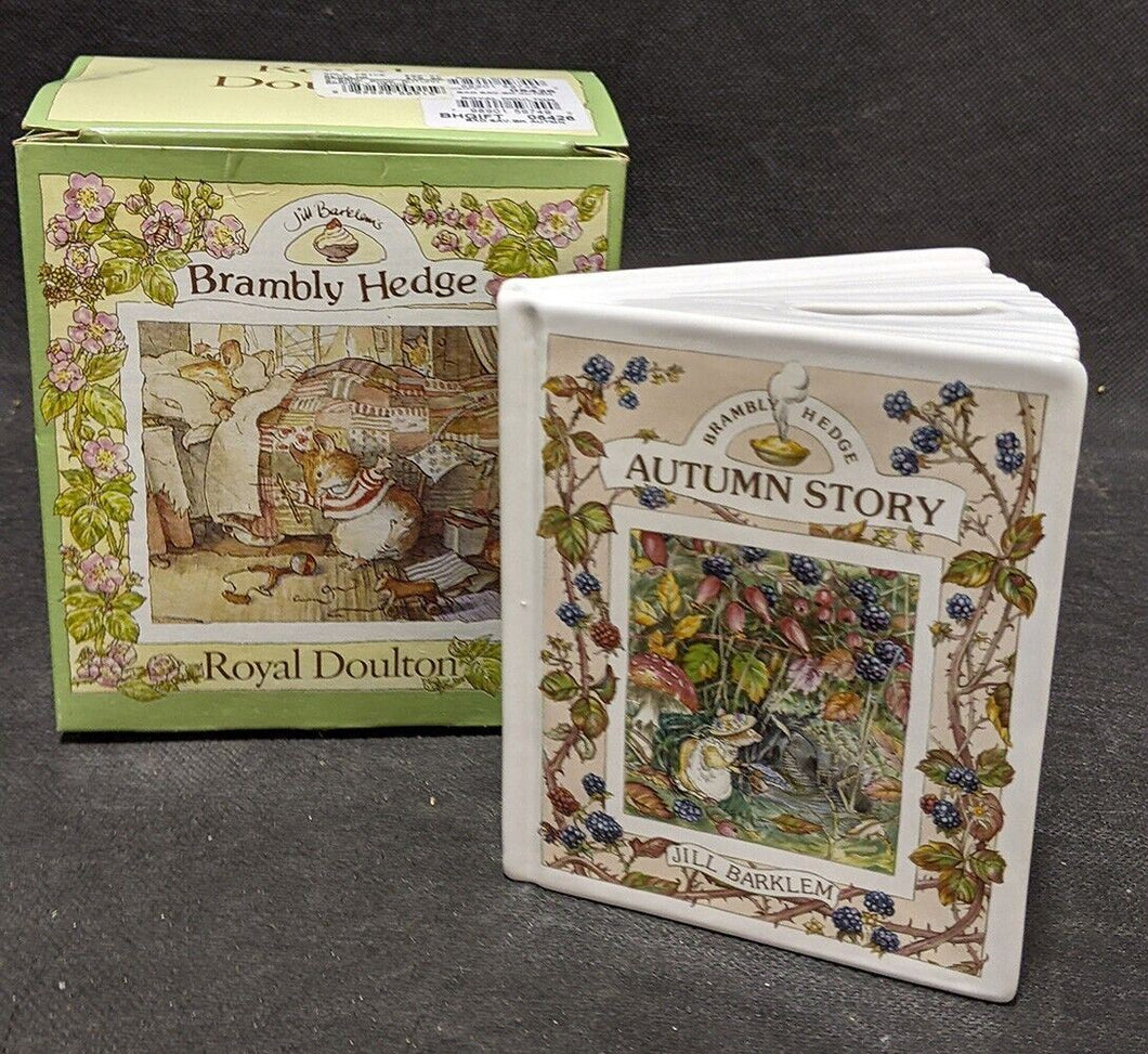 Royal Doulton Bone China Coin Bank With Original Box - Brambly Hedge