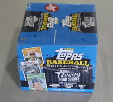 Load image into Gallery viewer, 2008 Topps Baseball Updates &amp; Highlights, Heritage High # Series 24 Packs Sealed

