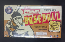 Load image into Gallery viewer, 2010 Topps Heritage High # Baseball Cards 24 Packs Box (Sealed)
