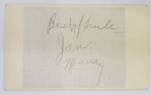 Load image into Gallery viewer, Hollywood Comedian Jan Murray Autographed Photo &amp; Note
