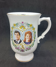 Load image into Gallery viewer, 1986 H.R.H. The Prince Andrew and Miss Sarah Margaret Ferguson Commemoration Cup
