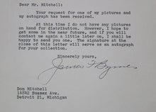 Load image into Gallery viewer, James F. Byrnes Autograph (Governor of South Carolina, 1951-1955)
