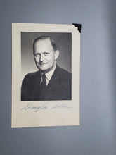 Load image into Gallery viewer, 1964 Autographed Photograph Treasury Department Secretary Douglas Dillon Signed
