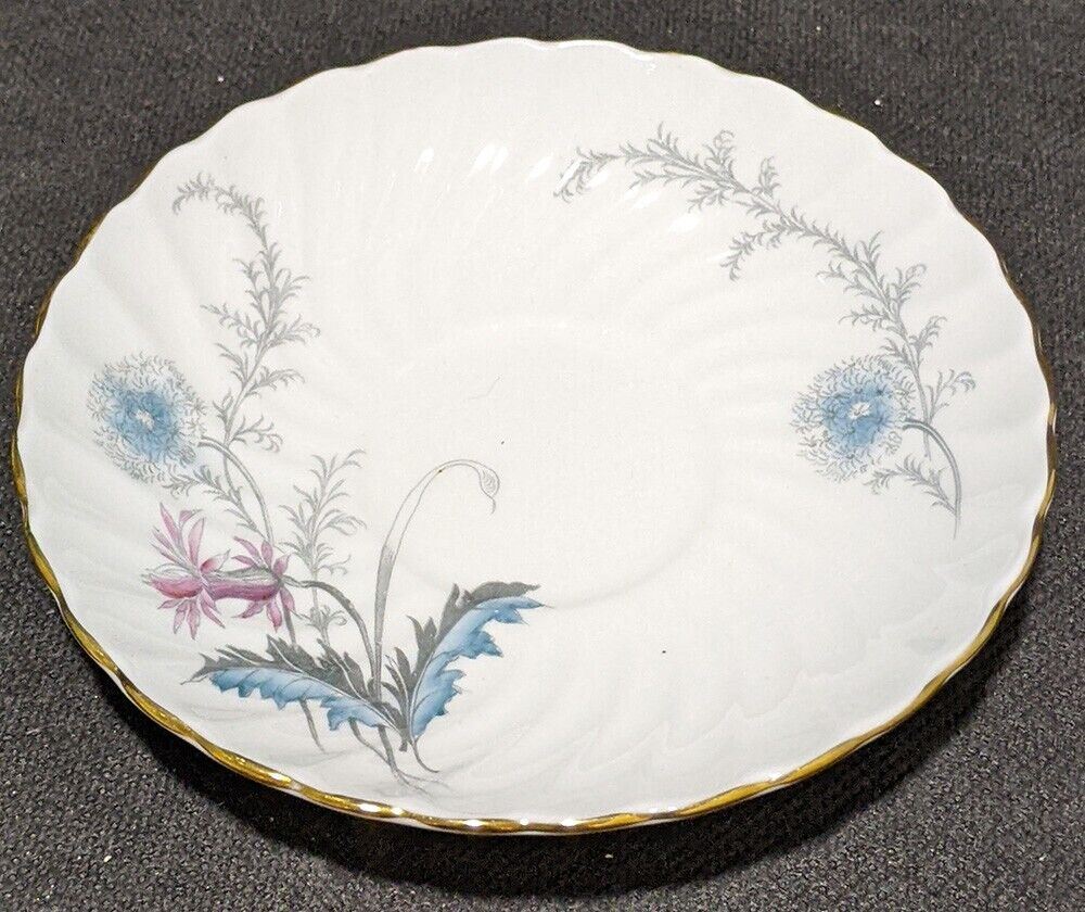 Vintage AYNSLEY Bone China Saucer - Wayside - # 8180