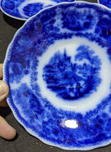 Load image into Gallery viewer, Vintage Burgess &amp; Leigh Non Pareil Flow Blue Saucer - circa 1880
