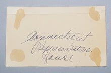 Load image into Gallery viewer, Autograph Connecticut House Representative James Patterson Signed
