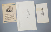 Load image into Gallery viewer, Autograph Sec. Housing Urban Dev. Robert C. Weaver Signed w/ envelope
