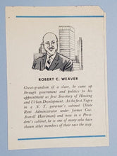 Load image into Gallery viewer, Autograph Sec. Housing Urban Dev. Robert C. Weaver Signed w/ envelope
