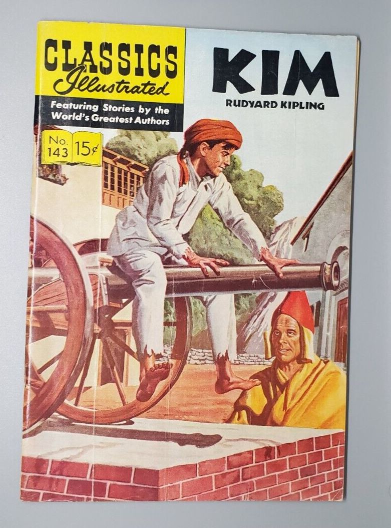1958 Classics #143 HRN 143 1st Edition F 6.0 Kim by Rudyard Kipling