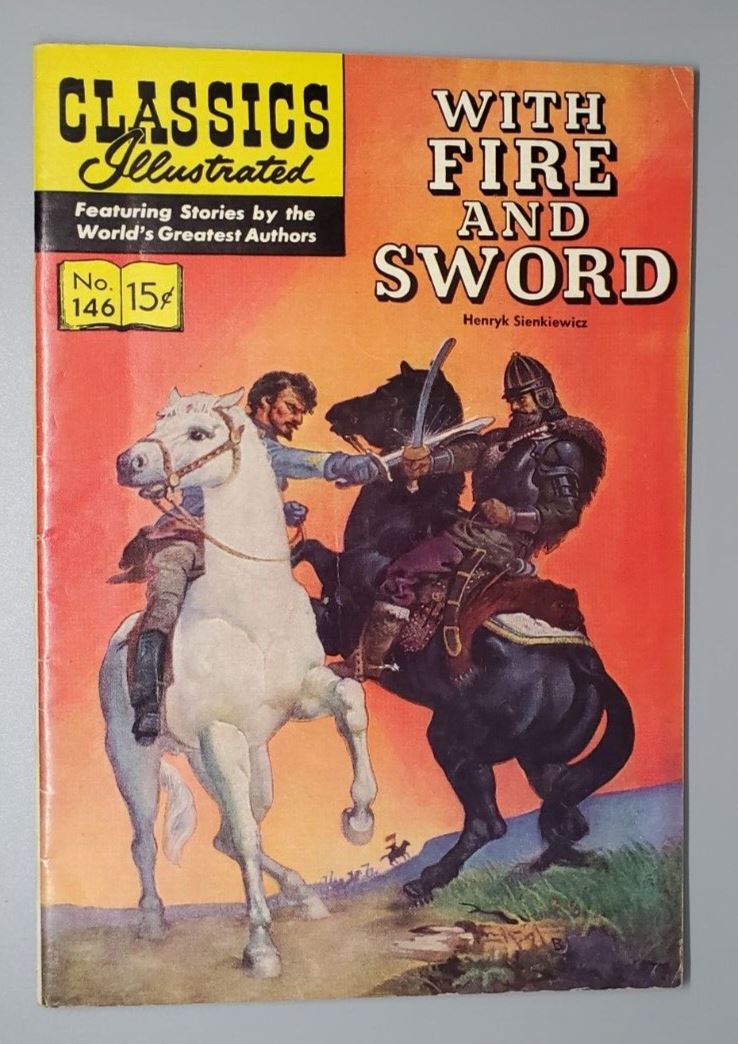 1958 Classics #146 HRN 143 1st Edition VF 8.0 With Fire And Sword