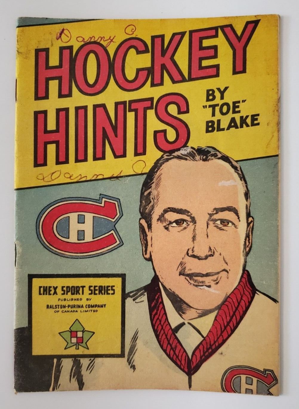 1963/65 Chex Hockey Hints Toe Blake