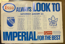 Load image into Gallery viewer, 1964-65 Jan 23 Maple Leafs Program Ranger Carl Brewer Cover
