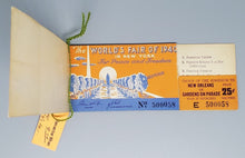 Load image into Gallery viewer, 1940 World's Fair Ticket Book
