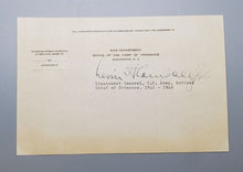 Load image into Gallery viewer, Military Autograph Major General Levin H. Campbell Jr. Chief of Ordnance Signed
