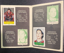 Load image into Gallery viewer, 1969-70 O-Pee-Chee Hockey Booklet Mini Card Album Chicago Black Hawks
