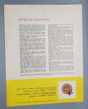 Load image into Gallery viewer, 1958 MG Morris Magnette Brochure
