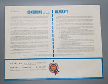 Load image into Gallery viewer, 1959 British Morris Type J2 Sales Brochure

