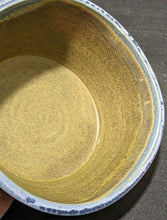 Load image into Gallery viewer, Beautiful Earth Tone Blue &amp; Brown Pottery Double Handle Baking Dish
