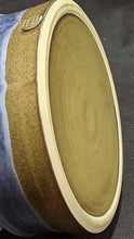Load image into Gallery viewer, Beautiful Earth Tone Blue &amp; Brown Pottery Round Serving Bowl
