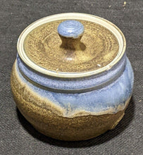 Load image into Gallery viewer, Beautiful Earth Tone Blue &amp; Brown Pottery Cream &amp; Sugar Set - As Is

