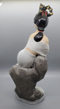 Load image into Gallery viewer, Vintage Provocative Asian Woman Sitting Figurine - Falling Gown

