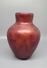 Load image into Gallery viewer, Occupied Japan Lacquered Metal Flambe Vase
