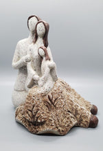 Load image into Gallery viewer, Family of Three Carved Sculpture
