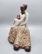 Load image into Gallery viewer, Family of Three Carved Sculpture

