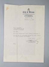 Load image into Gallery viewer, 1948 Commissioner Harry S. Toy Autograph Signed
