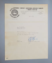 Load image into Gallery viewer, 1947 UAW-CIO R. J. Thomas Autograph Signed

